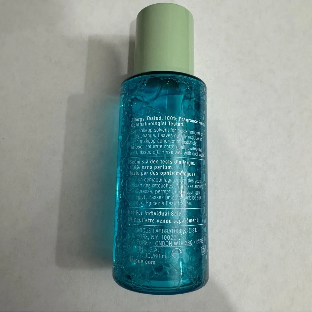 Clinique Rinse-Off Eye Makeup Remover Solvent 2 OZ